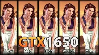 GTA 5 Test in GTX 1650 + i5 9400F [1080p Low, Med, High, Very High, Max Settings] in 2023