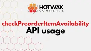 How to use checkPreorderItemAvailability API?