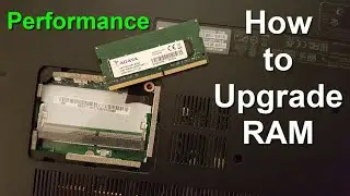 How to upgrade laptop RAM and how to install laptop memory - Faster laptop – Beginners