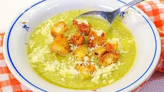 Erstaunliches Rezept! Zucchini Suppe ist schnell und einfach. Gesunde Rezepte für Ihr Mittagessen!