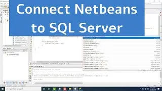 Connect Netbeans 11.1 Java Maven Project with Microsoft SQL Server Database