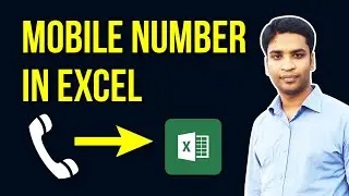 Mobile Number in Excel: Insert Phone Number 📱📊 | Easy Step-by-Step Guide