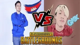 Ream Ankor VS Noobie GMK, PUBG Full Gameplay (sqard vs sqard) Khmer Streamer