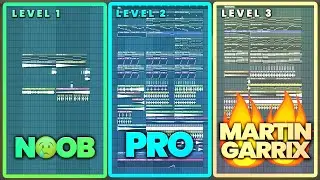 3 Levels of Progressive House - NOOB vs PRO vs MARTIN GARRIX