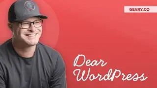 Dear WordPress