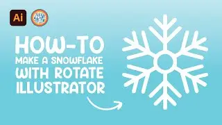 How to Make a Snowflake Adobe Illustrator (Tutorial)