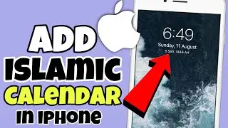 How to add islamic calendar in iPhone