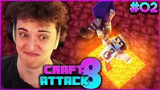 FABO im NETHER das LEBEN GERETTET! | CRAFT ATTACK 8 #02