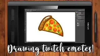 Digital Art Tutorial: How I make my Twitch Emotes!