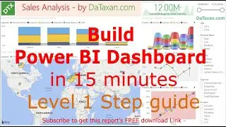 Beginner guide How to build Power BI Dashboard from Excel - Power BI basic to advanced level