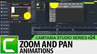 Zoom and Pan Animations in Camtasia Studio | Camtasia Studio 9 Tutorials for Beginners #24