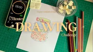 5 minutes drawing challenge ✍️ | random draw