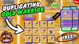 DUPLICATING Gold Warrior Pets For SUBSCRIBERS in Muscle Legends 2024 Roblox | How To Duplicate Pet