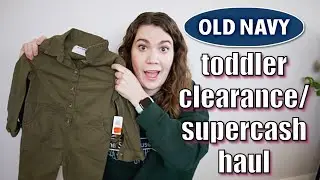 Old Navy toddler clearance/supercash haul