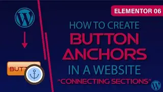 Elementor 06 | Adding Button Anchors | Jump To A Section On Button Click | Virtual Crafts