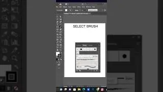 Calligraphy brush setting 