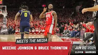 Bruce Thornton and Meechie Johnson Jr. express excitement to team up in Ohio State's backcourt