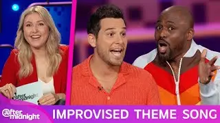 Skylar Astin and Wayne Brady Sing Improvised ‘After Midnight’ Theme Song Lyrics