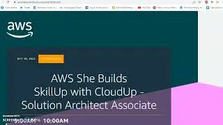 Register by October 15, 2022 to Join AWS She Builds CloudUp Women Cohort