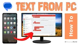 Send Text Message from Computer with Android Phone & Google Messages for Web Desktop