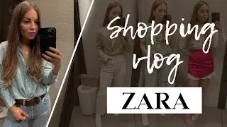 ZARA SHOPPING VLOG ✨\ Шопинг влог + 12 весенних образов 💃🏼 шопинг влог zara zara try on haul