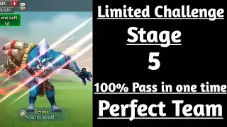 Lords mobile grim wolf limited challenge stage 5|Limited Challenge Bloodlust stage 5