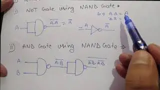 Explain NAND as universal gate in Hindi | Digital electronics