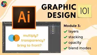 Layers + Arrange + Blend Modes | Graphic Design 101