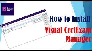 How to install Visual Cert Exam VCE Player