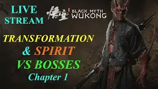 Black Myth Wukong - TRANSFORMATION & SPIRIT VS BOSSES, Chapter 1