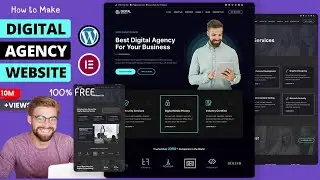 How to make a Digital Agency Website with Wordpress Elementor from scratch | wordpress tutorial