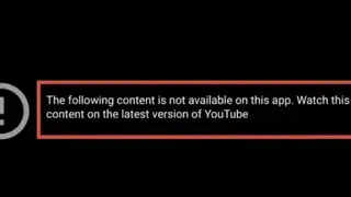 Following Content is not Available on this App YouTube Vanced | YouTube Vanced Not Working | Part 1