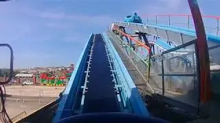 Jungle River Ride Barry island fairground (action cam view)