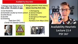 367 Lecture 23.4 Availability Heuristic