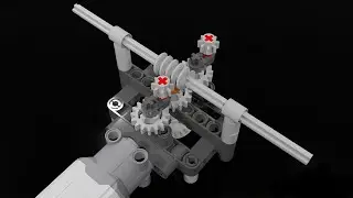 Rotary to Reciprocating Lego Technic