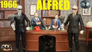 Mcfarlane Alfred Black & White Alan Napier Batman 1966 Classcic TV Series Adam West Figure Review