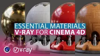 HOW TO Realistic Materials in V-Ray 6 for Cinema 4d | Plastic, Wood, Concrete & Metal