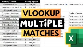 VLOOKUP Multiple Matches in Excel | Using VLOOKUP When You Have Multiple Matches | Excel Tutorial