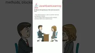 What is static keyword in Java 