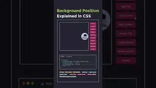 🎯 Master the Art of Background Position in CSS! 🎨💻||#shorts #shortvideo #html5 #css3 #coding #web3