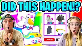 Did This Happen When Cammy Trades The NEW MEGAS in Adopt Me!? Roblox! 😳