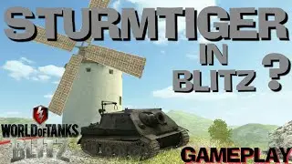 New Tank? // STURMTIGER In WoT Blitz // Gameplay