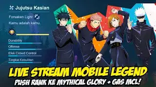 🔴 LIVE MALMING PUSH SOLO RANK MYTHIC & MABAR + GAS JUARA MCL❗ LIVE STREAM MOBILE LEGEND