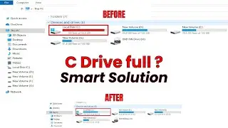 C Drive Full Problem Solution | How To Clean C Drive In Windows 10