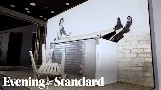 Huge £6 million Banksy artwork craned into new London exhibition