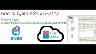 How to open ASA in Putty || GNS3 || [TAMIL]