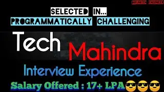 Tech Mahindra Java Interview Questions and Answers | 4+ YOE | 17+ LPA 😎| Selected 👏