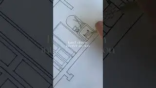 interior section hand drawn | interior design student
