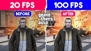 GTA 4 Lag Fix (Low End PC) - 2GB RAM 🔧 Get 100+ FPS (Easiest Method)