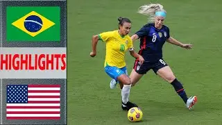 Brazil vs USA Extended Highlights & All Goal | Pre-Match Women's Football Olympic Games 2024 Final